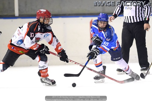 2017-11-29 Hockey Como U17-Valpellice 0340 Marco Grilli